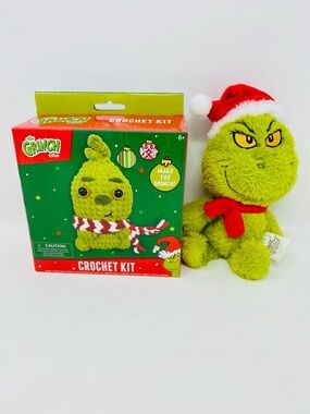 Kids Grinch Plush & Crochet Kit